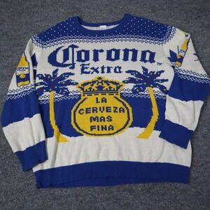 Corona Beer Ugly Christmas Sweater Cinco De Mayo Mens Large Knitted Mens Large